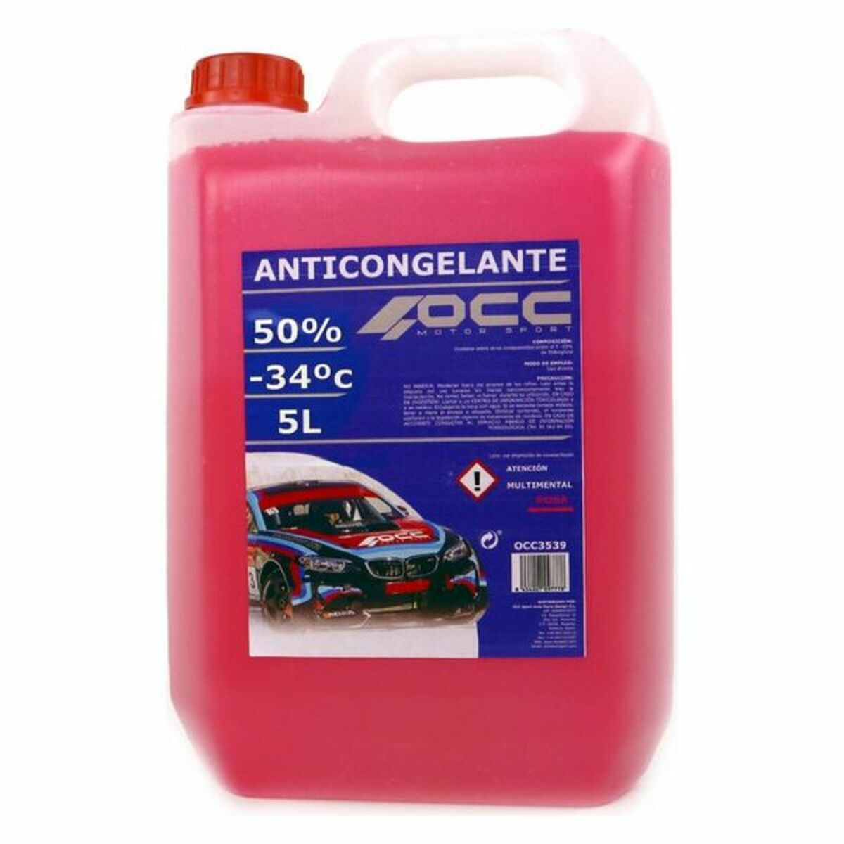 Antifreeze OCC Motorsport 50% Organic Pink (5 L) Antifreeze OCC Motorsport 50% Organic Pink (5 L)