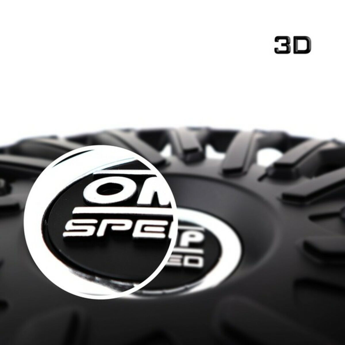 Hubcap OMP Stinger Speed Black 14″ (4 uds)