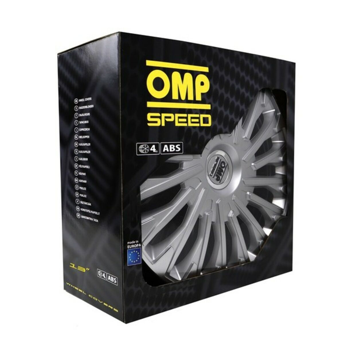 Hubcap OMP Stinger Speed Silver 13″ (4 uds)