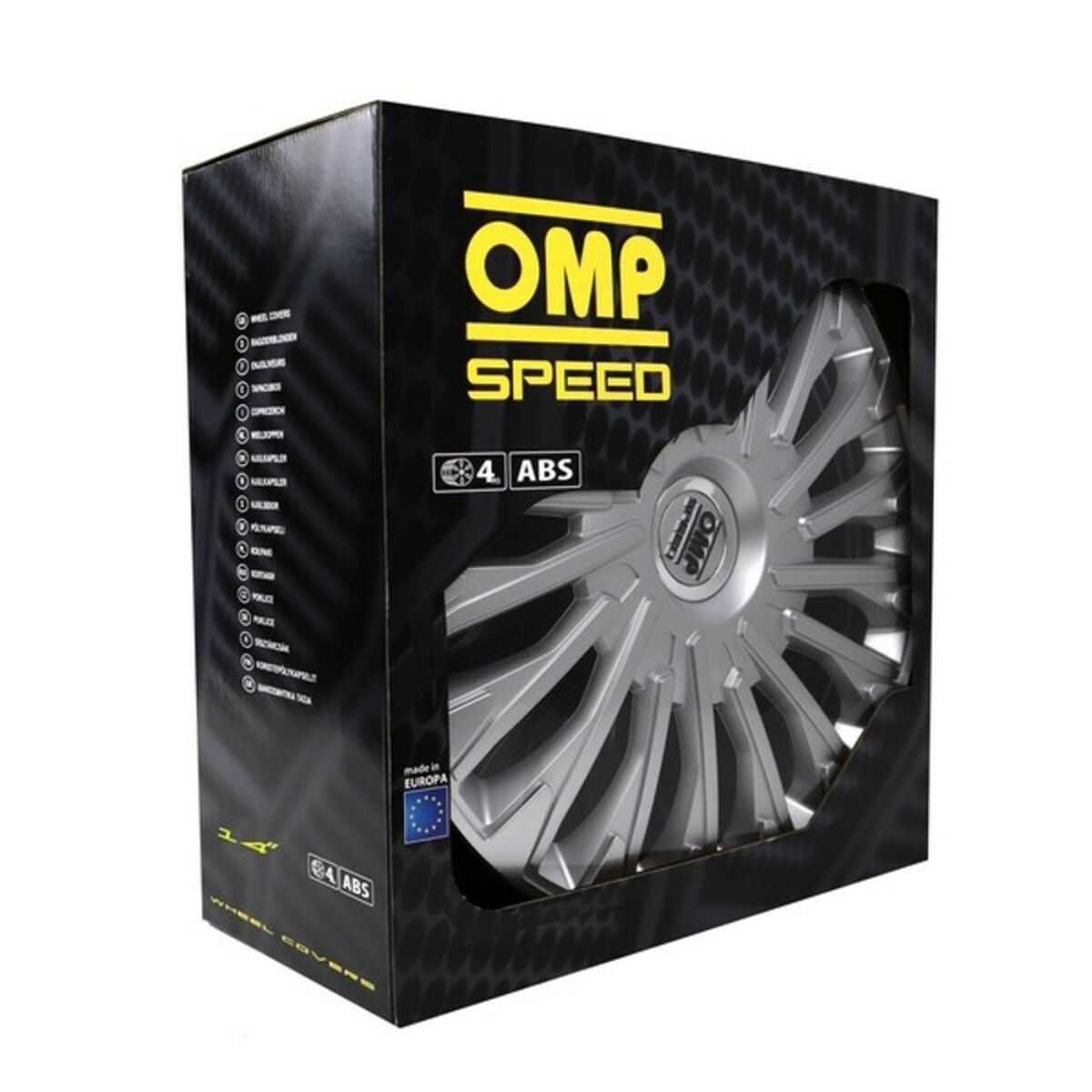 Hubcap OMP Stinger Speed Silver 14″ (4 uds)