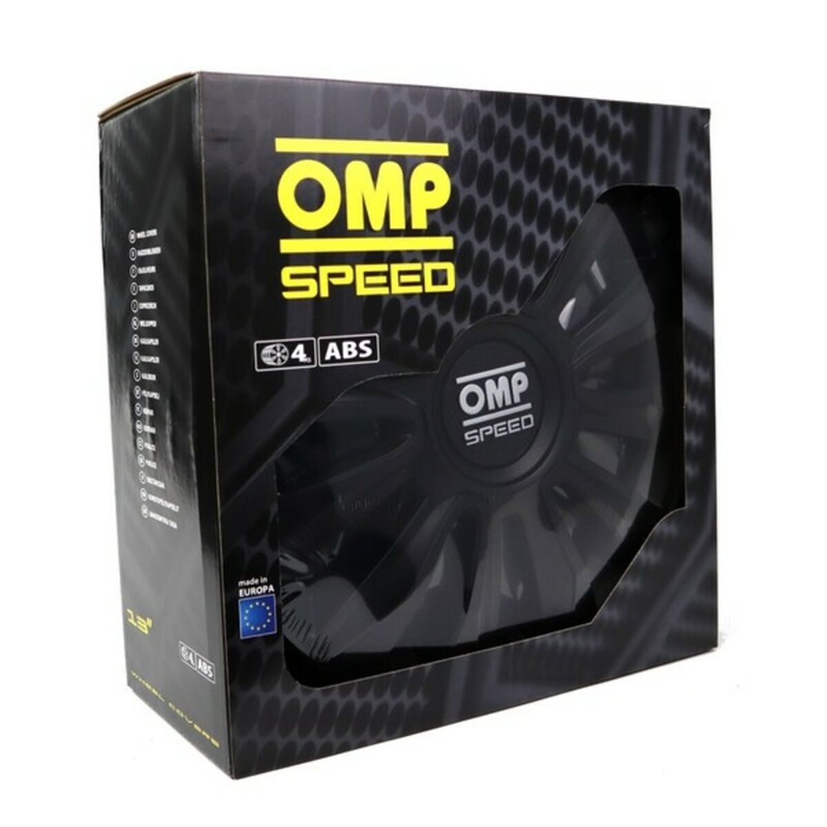 Hubcap OMP Magnum Speed Black 16″ (4 uds)