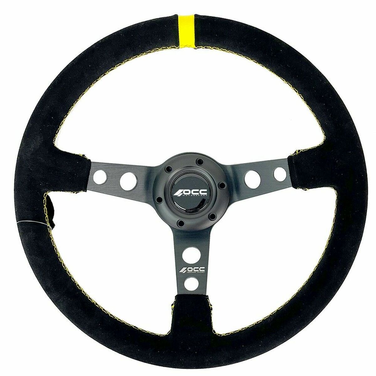 Racing Steering Wheel OCC Motorsport TRACK Leather Racing Steering Wheel OCC Motorsport TRACK Leather