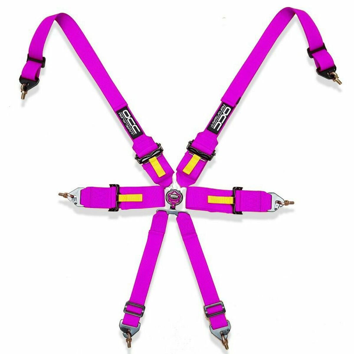 Harness with 6 fastening points OCC Motorsport Pink Harness with 6 fastening points OCC Motorsport Pink