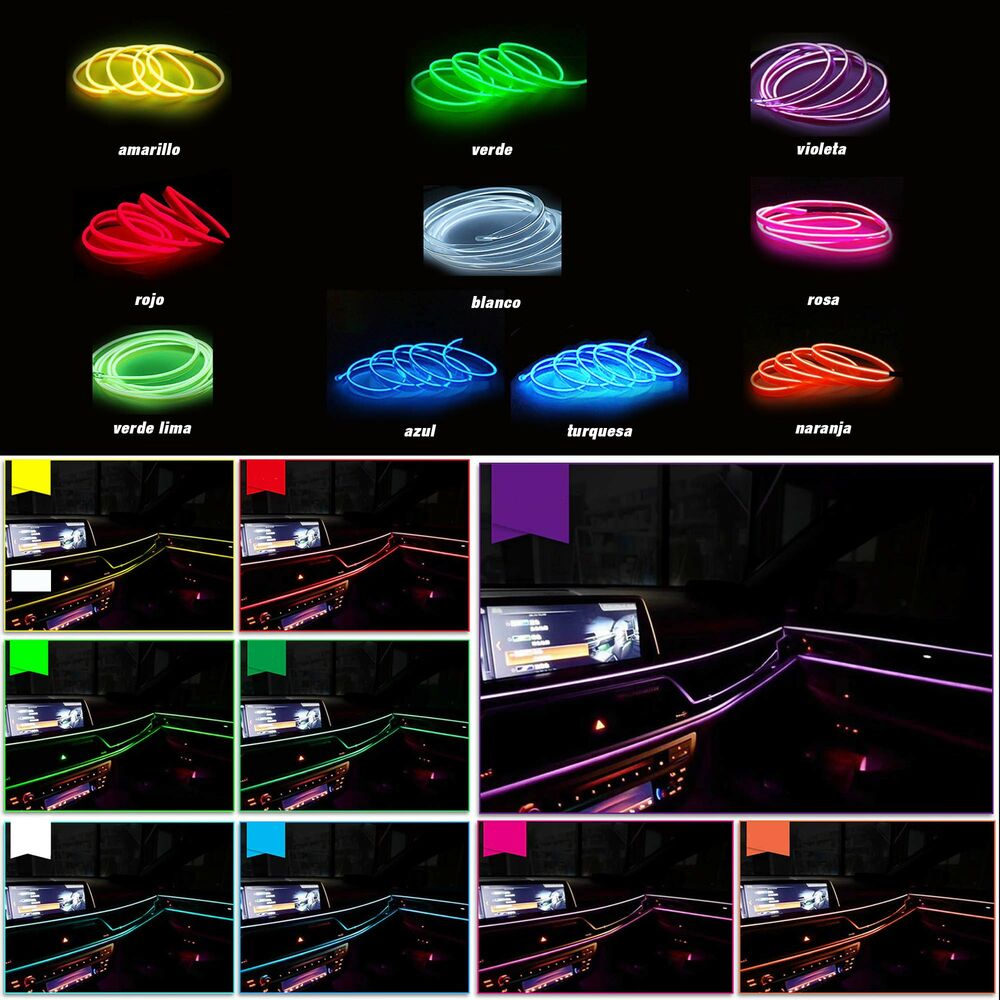 Neon light strip OCC Motorsport 3 m Fibre optic