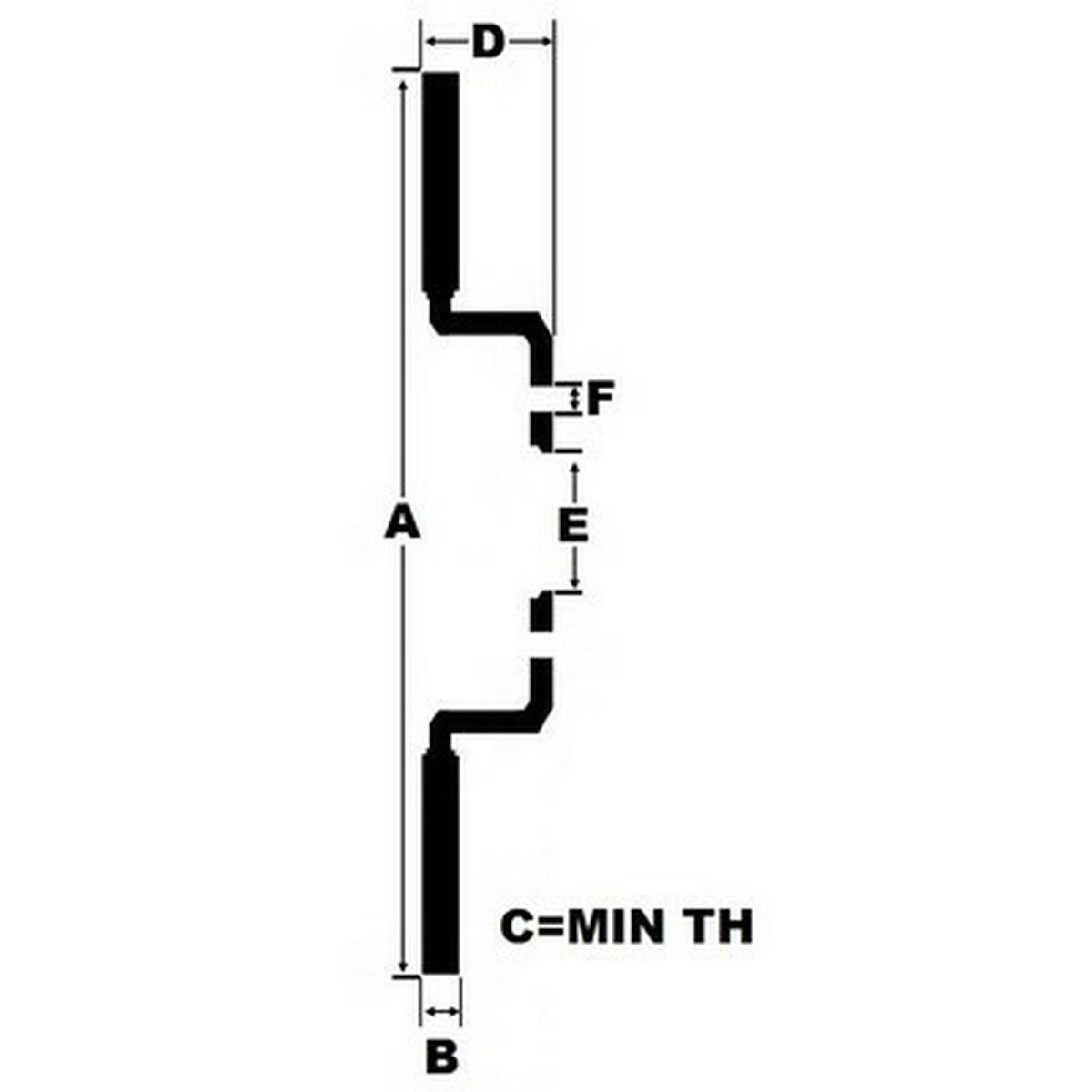 Brake Discs Black Diamond BDKBD1404COM Drill