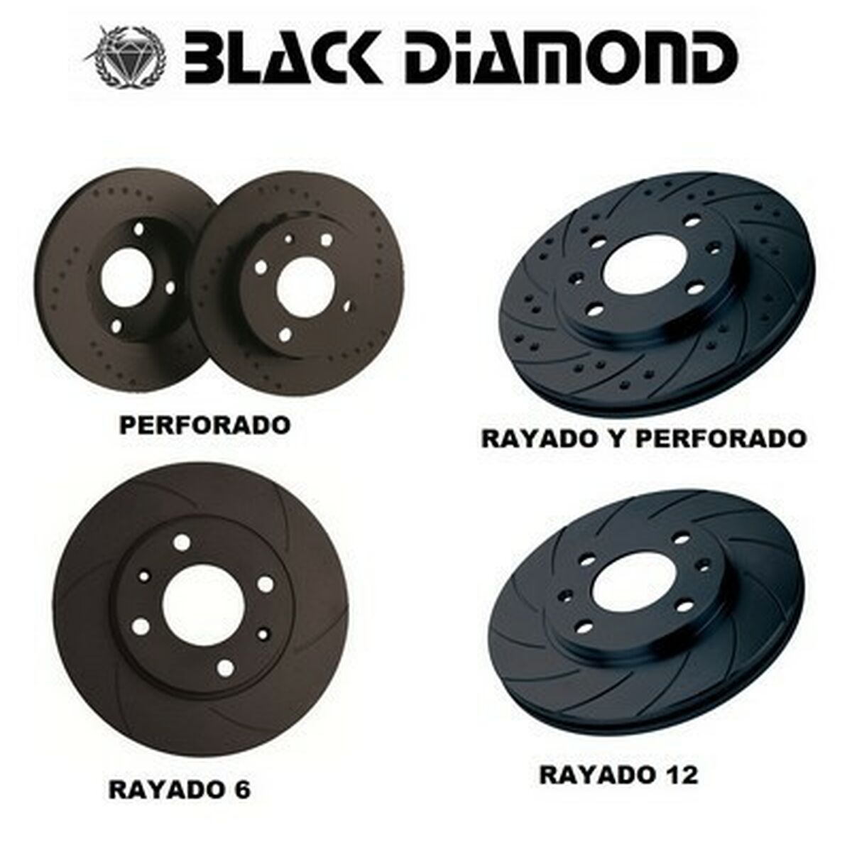 Brake Discs Black Diamond BDKBD1241G12 12 Stripes