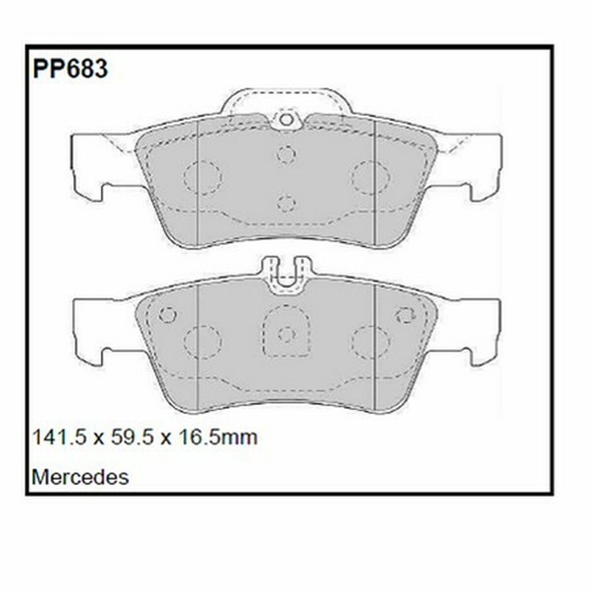 Brake pads Black Diamond BDPP683