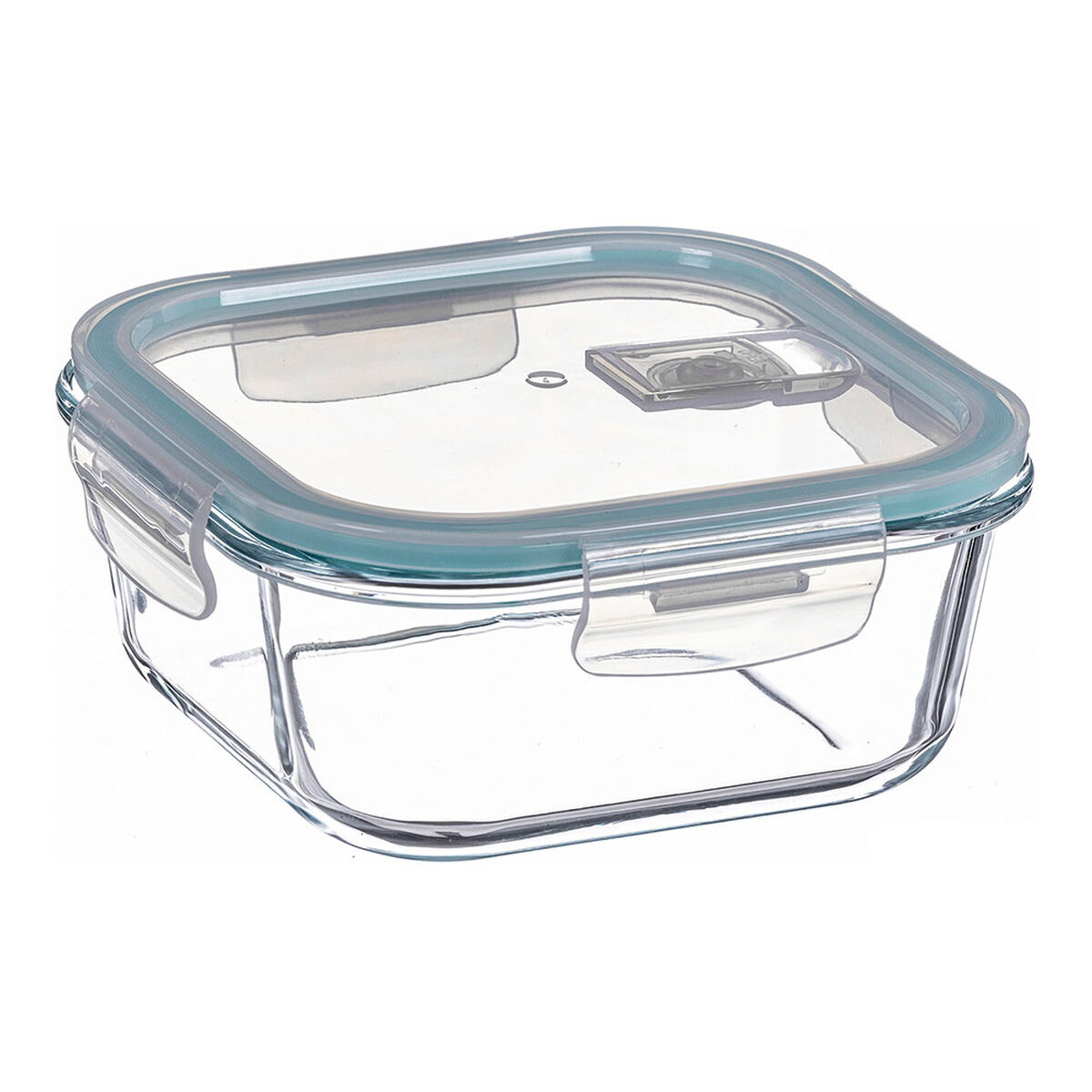 Lunch box Ovenza Transparent Borosilicate Glass Squared 1,2 L Lunch box Ovenza Transparent Borosilicate Glass Squared 1,2 L