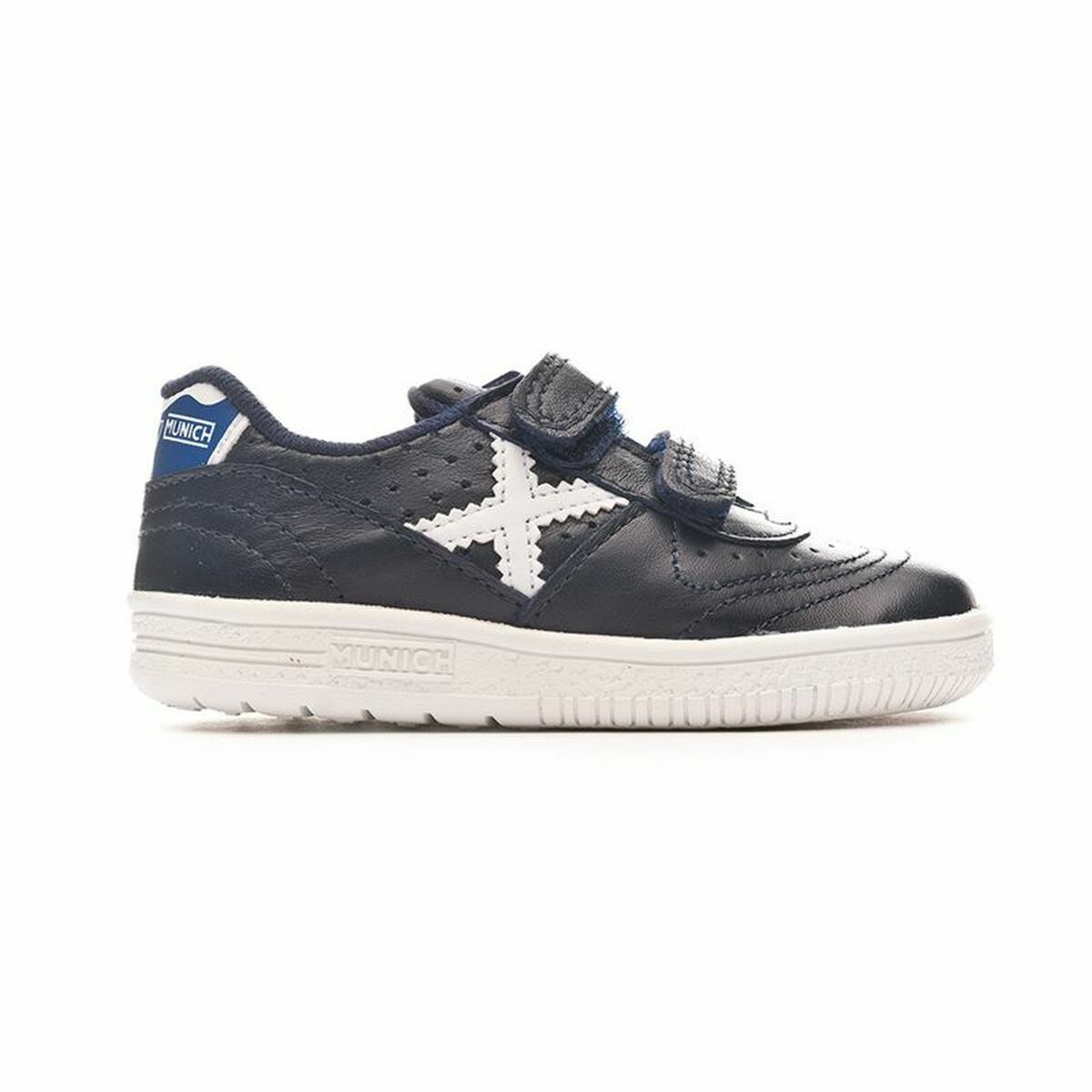 Children’s Indoor Football Shoes Munich Baby Gresca V Dark blue