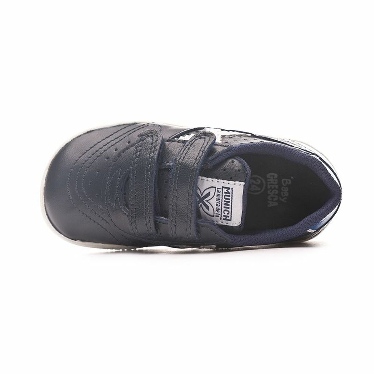 Children’s Indoor Football Shoes Munich Baby Gresca V Dark blue