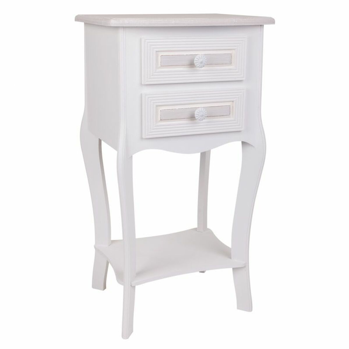 Nightstand Alexandra House Living White 31 x 71 x 38 cm Nightstand Alexandra House Living White 31 x 71 x 38 cm