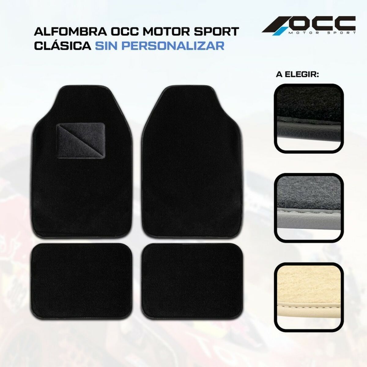 Car Floor Mat Set OCC Motorsport OCCVV0015 5 Pieces Car Floor Mat Set OCC Motorsport OCCVV0015 5 Pieces
