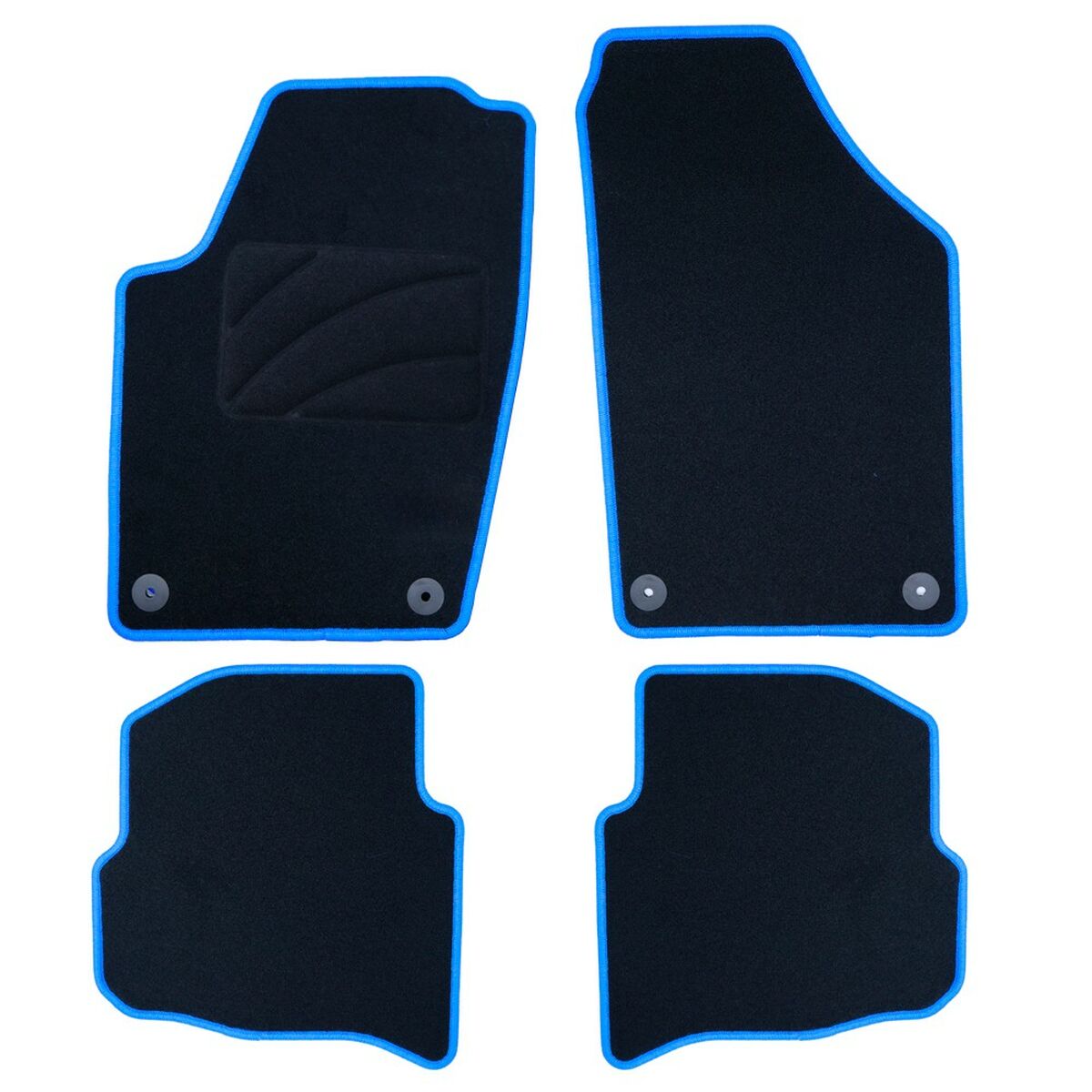 Car Floor Mat Set OCC Motorsport OCCVW0034BL Blue 5 Pieces Car Floor Mat Set OCC Motorsport OCCVW0034BL Blue 5 Pieces
