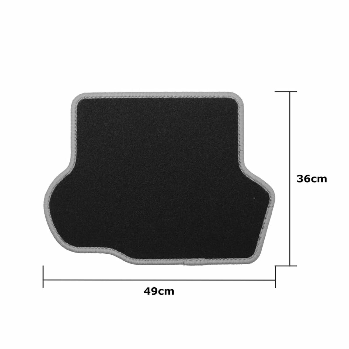 Car Floor Mat Set OCC Motorsport OCCCT0031RD Black Red Citroen DS5 Velvet 5 Pieces
