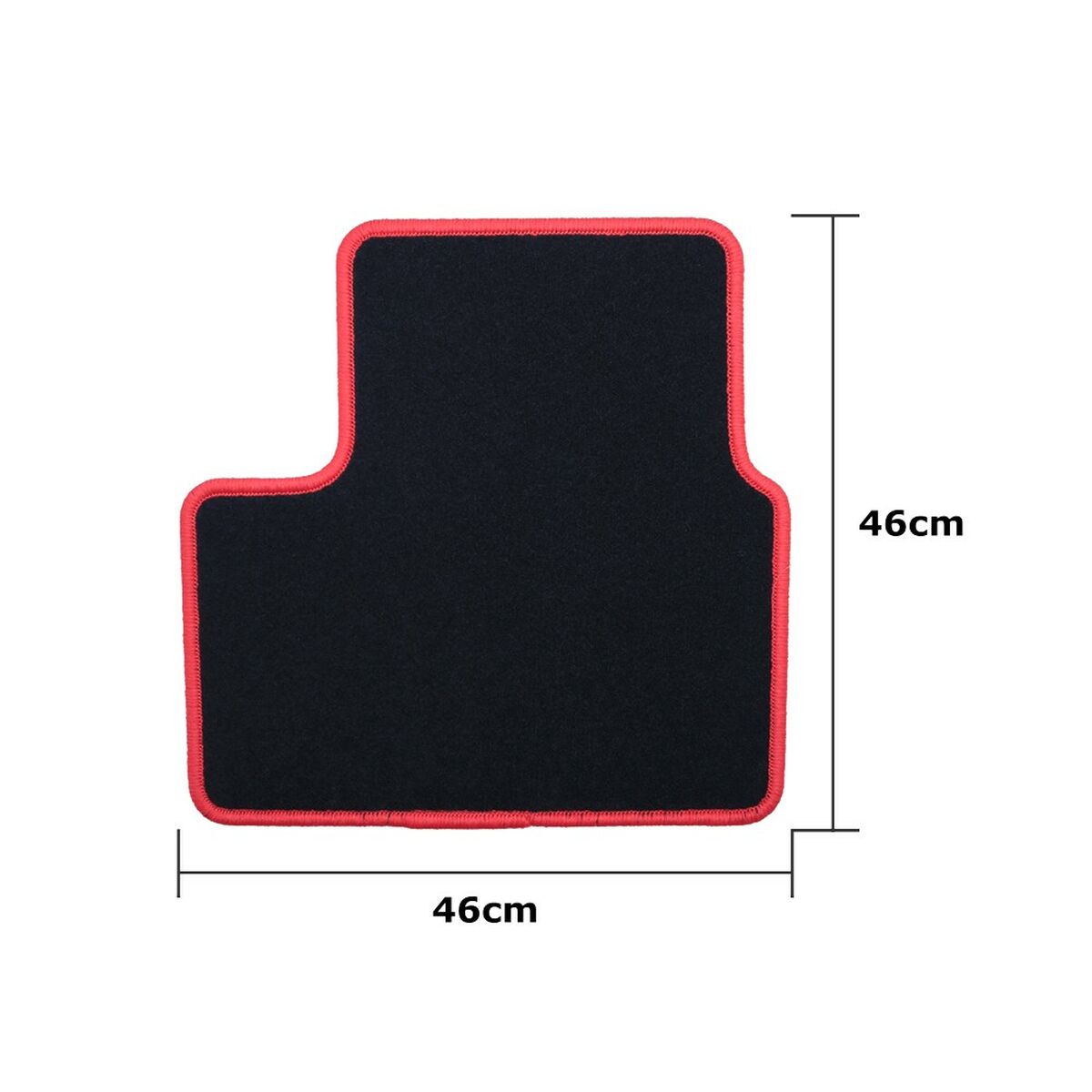 Car Floor Mat Set OCC Motorsport OCCRT0055RD Renault Arkana (2021) 5 Pieces