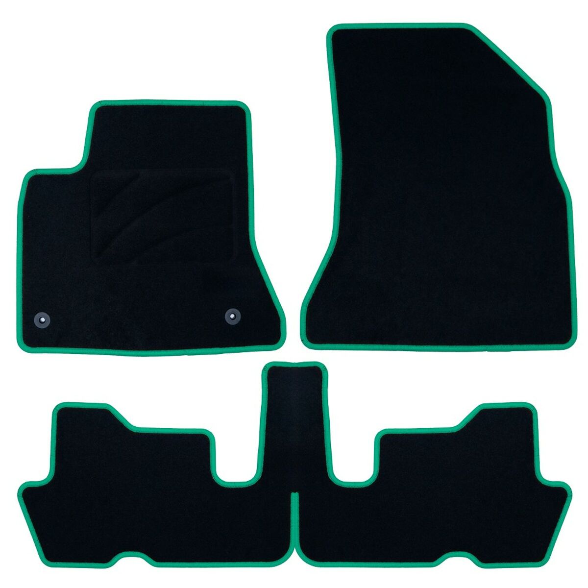 Car Floor Mat OCC Motorsport OCCCT0019GR Green Car Floor Mat OCC Motorsport OCCCT0019GR Green