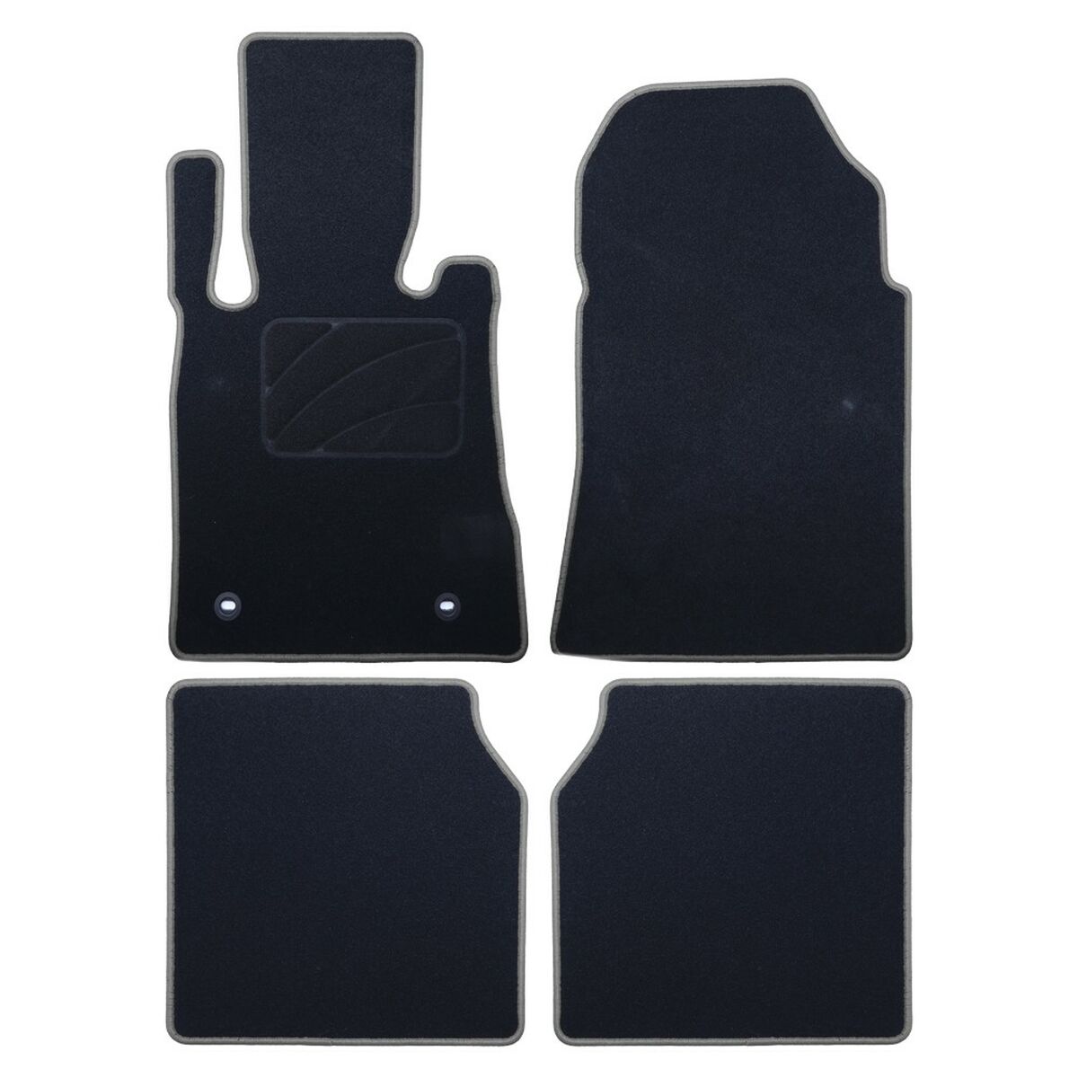 Car Floor Mat Set OCC Motorsport OCCMC0046GD Black Dark grey Mercedes W1401 Clase S Largo Velvet 5 Pieces Car Floor Mat Set OCC Motorsport OCCMC0046GD Black Dark grey Mercedes W1401 Clase S Largo Velvet 5 Pieces