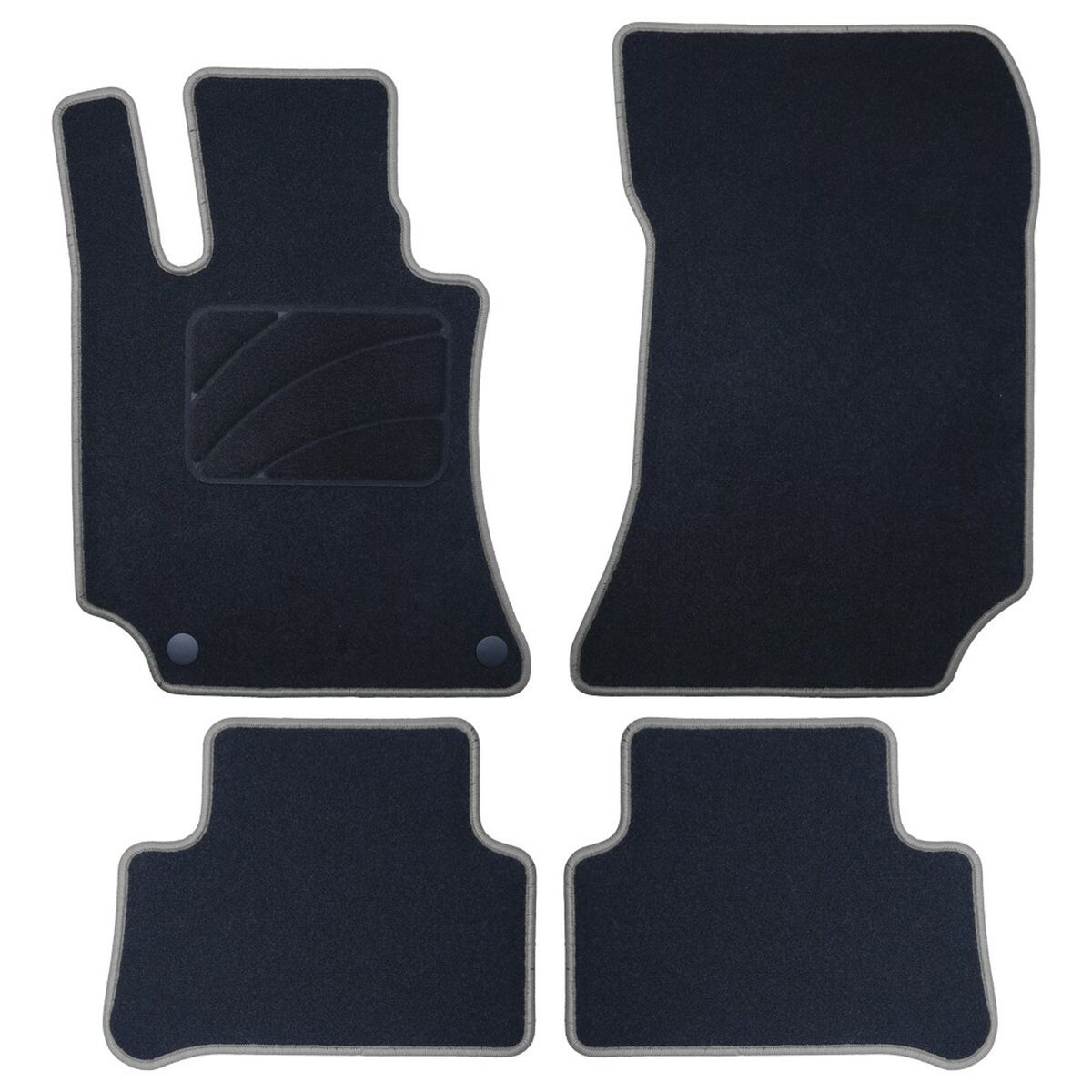 Car Floor Mat Set OCC Motorsport OCCMC0089GD Black Dark grey Mercedes X218 Cls Shooting Brake Velvet 5 Pieces Car Floor Mat Set OCC Motorsport OCCMC0089GD Black Dark grey Mercedes X218 Cls Shooting Brake Velvet 5 Pieces