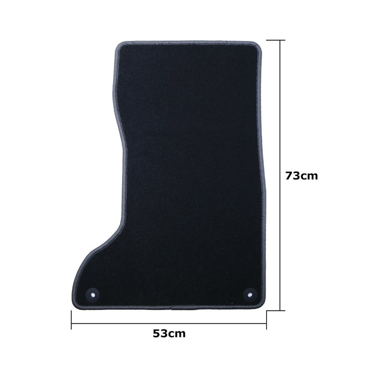 Car Floor Mat Set OCC Motorsport OCCMS0003GD Black Dark grey Maserati Levante 2016 5 Pieces