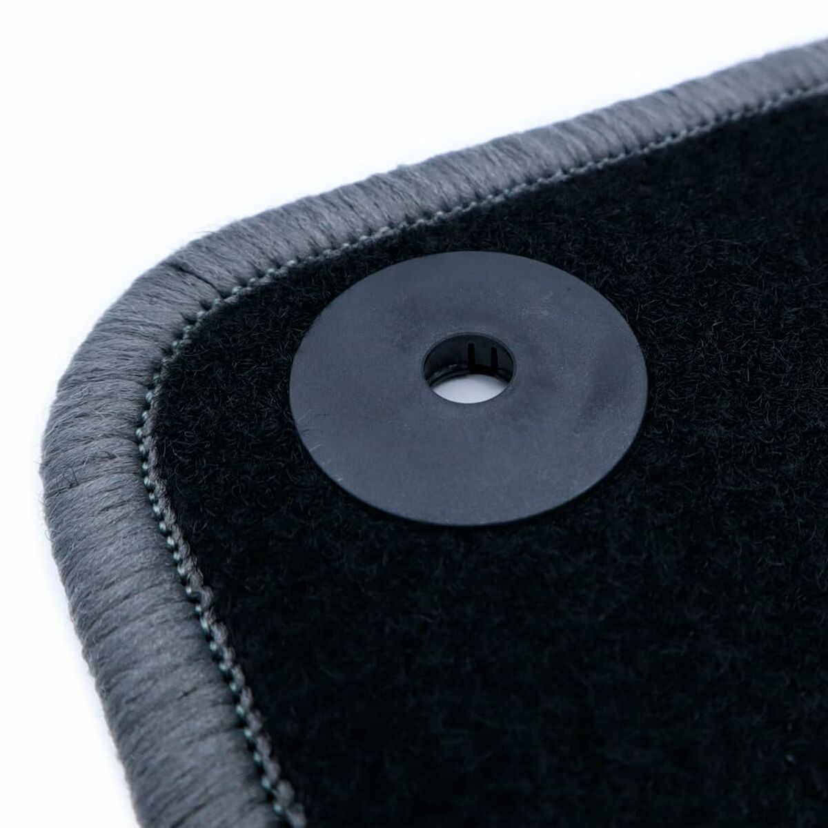 Car Floor Mat Set OCC Motorsport OCCPG0008GD Black Dark grey Peugeot 208 Velvet 5 Pieces