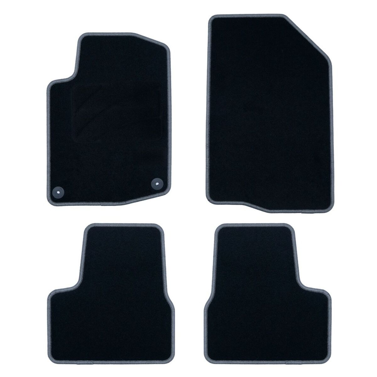 Car Floor Mat Set OCC Motorsport OCCPG0008GD Black Dark grey Peugeot 208 Velvet 5 Pieces Car Floor Mat Set OCC Motorsport OCCPG0008GD Black Dark grey Peugeot 208 Velvet 5 Pieces