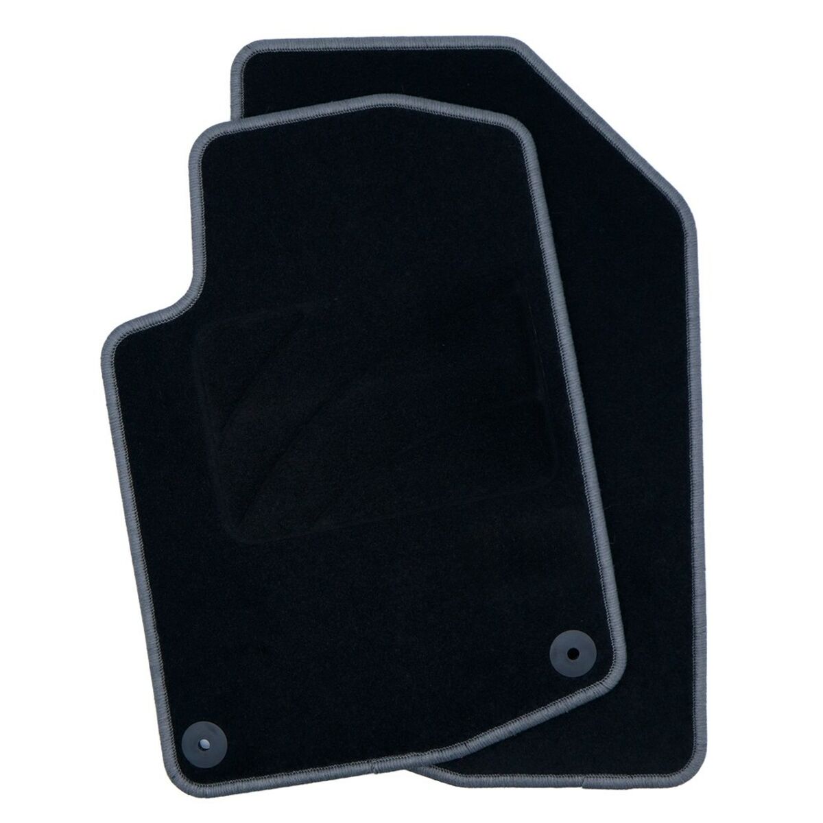 Car Floor Mat Set OCC Motorsport OCCPG0008GD Black Dark grey Peugeot 208 Velvet 5 Pieces