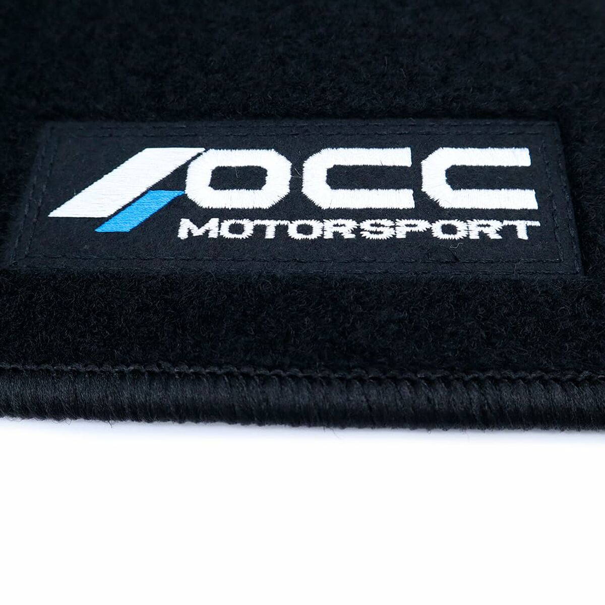 Car Floor Mat Set OCC Motorsport OCCPS0014LOG Black Porsche 911 992 Velvet 5 Pieces