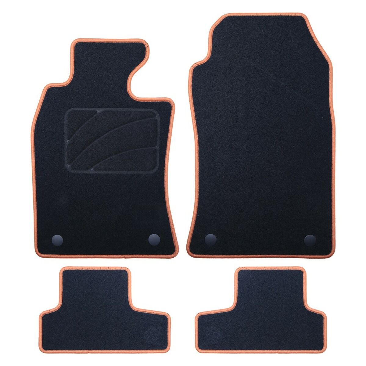 Car Floor Mat Set OCC Motorsport OCCMI0008YE Mini R52 Cabrio 5 Pieces Car Floor Mat Set OCC Motorsport OCCMI0008YE Mini R52 Cabrio 5 Pieces