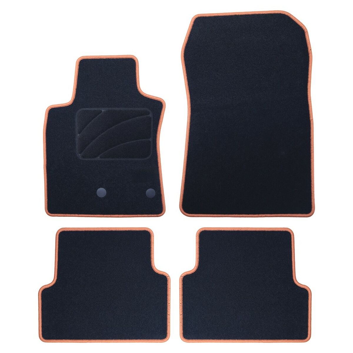 Car Floor Mat Set OCC Motorsport OCCRT0038YE Yellow Renault Modus 5 Pieces Car Floor Mat Set OCC Motorsport OCCRT0038YE Yellow Renault Modus 5 Pieces