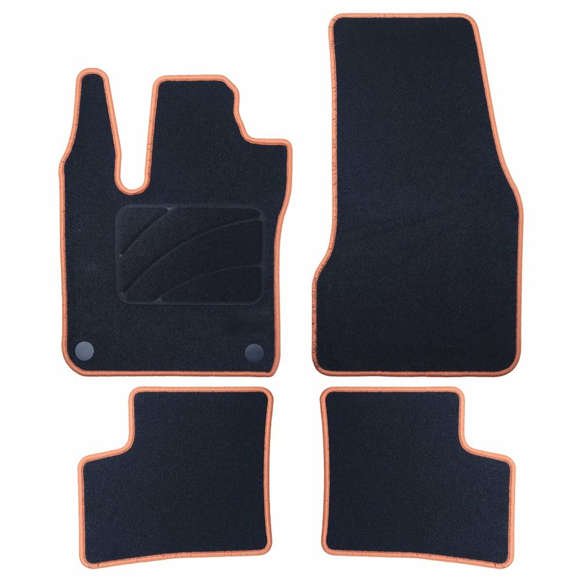 Car Floor Mat Set OCC Motorsport OCCRT0048YE RENAULT TWINGO 5 Pieces Car Floor Mat Set OCC Motorsport OCCRT0048YE RENAULT TWINGO 5 Pieces