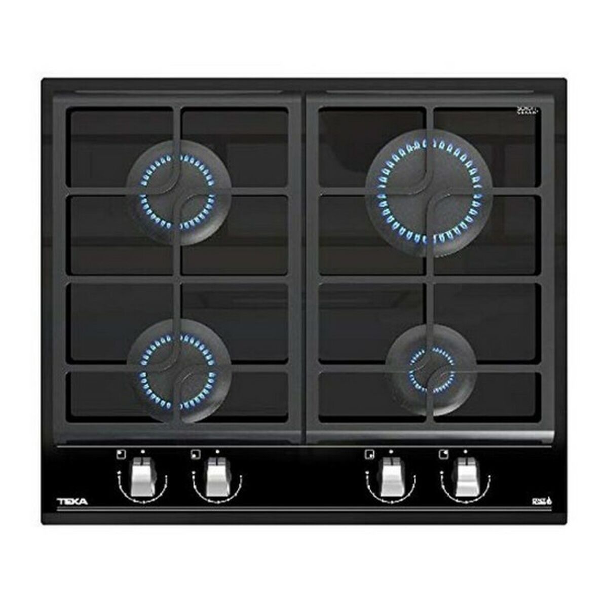 Gas Hob Teka GZC64300XBN 60 cm (4 Stoves) Gas Hob Teka GZC64300XBN 60 cm (4 Stoves)