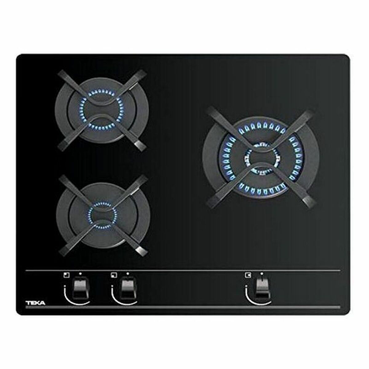 Gas Hob Teka GBC63010KBN NAT 60 cm Gas Hob Teka GBC63010KBN NAT 60 cm