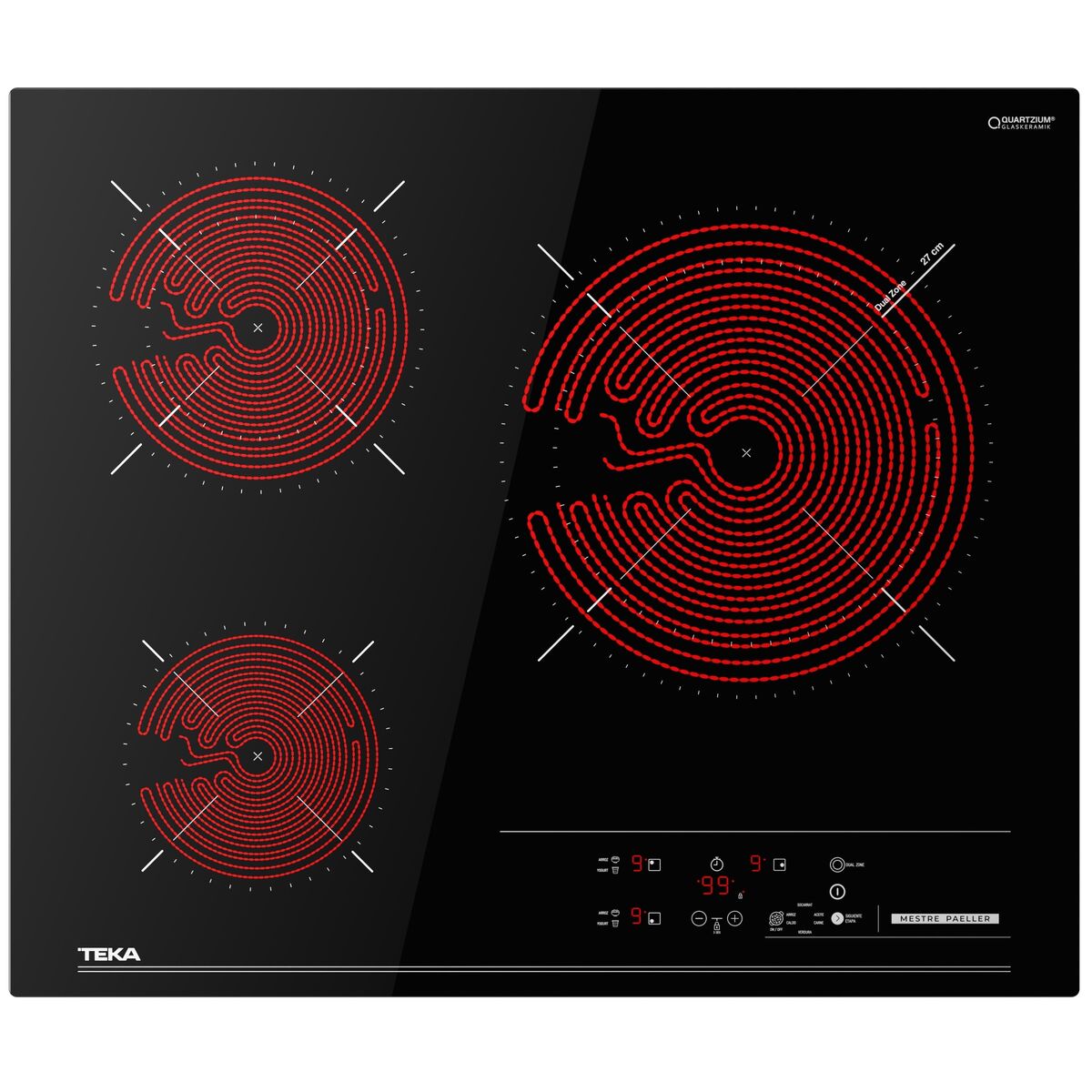 Glass-Ceramic Hob Teka TBC63620 5300 w Glass-Ceramic Hob Teka TBC63620 5300 w