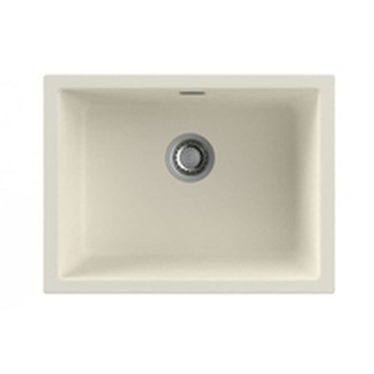 Sink with One Basin Nodor Beige Sink with One Basin Nodor Beige