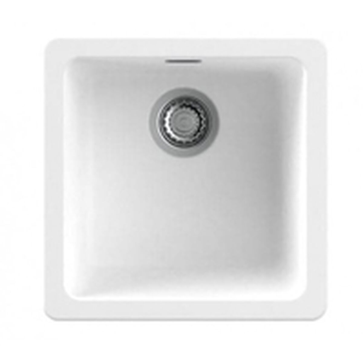 Sink with One Basin Nodor White Sink with One Basin Nodor White