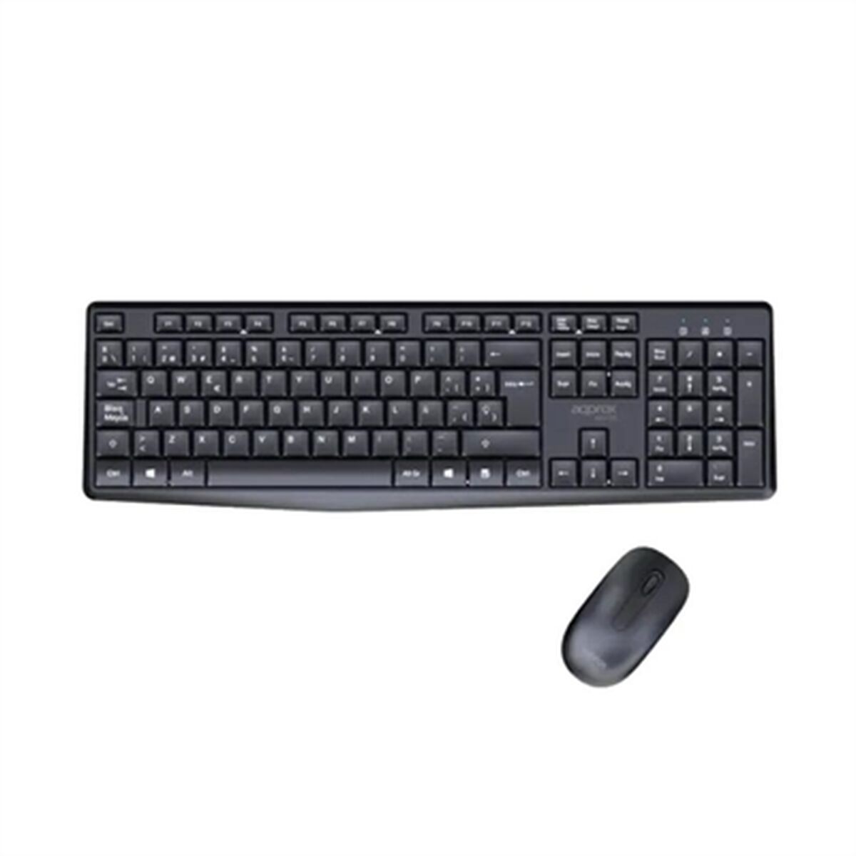 Keyboard and Mouse approx! X420B Black Spanish Spanish Qwerty Keyboard and Mouse approx! X420B Black Spanish Spanish Qwerty