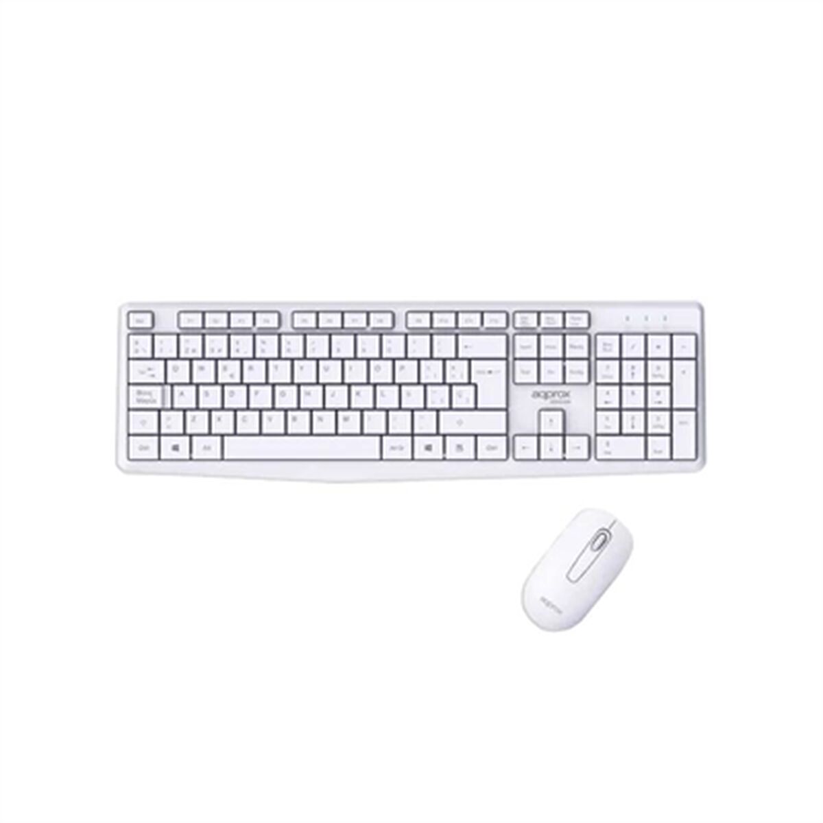 Keyboard and Mouse approx! X420W 1000DPI White Spanish Spanish Qwerty