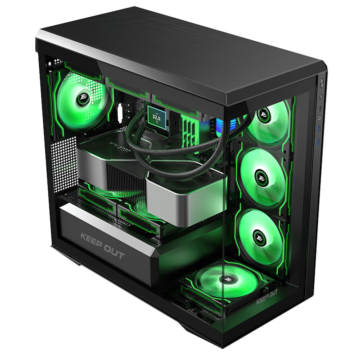 ATX Semi-tower Box KEEP OUT XC-905 PRO+ Black