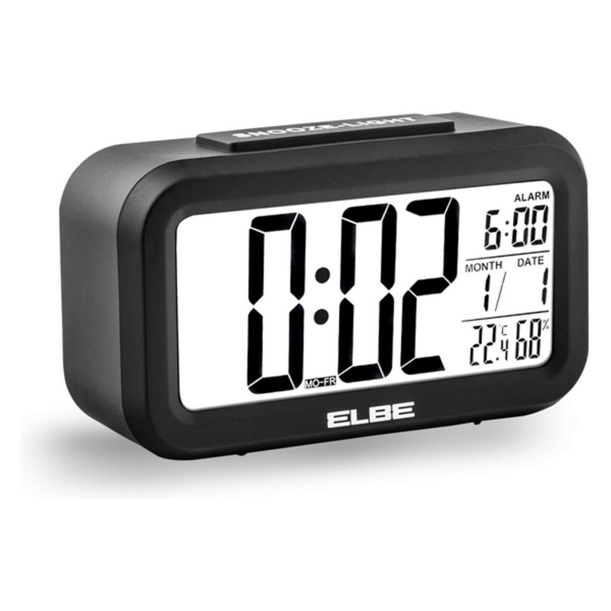 Alarm Clock ELBE RD-668 Black 4,4″ Alarm Clock ELBE RD-668 Black 4,4″