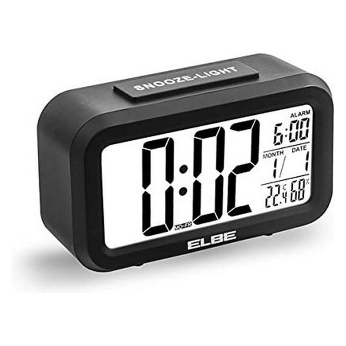 Alarm Clock ELBE RD-668 Black 4,4″