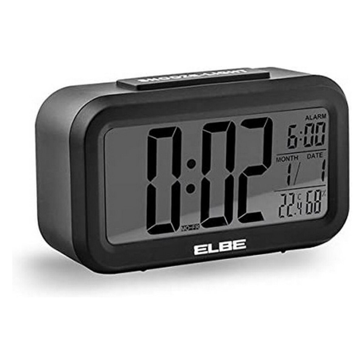 Alarm Clock ELBE RD-668 Black 4,4″
