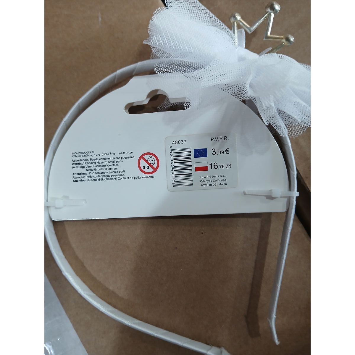 Headband Inca Crown Tulle