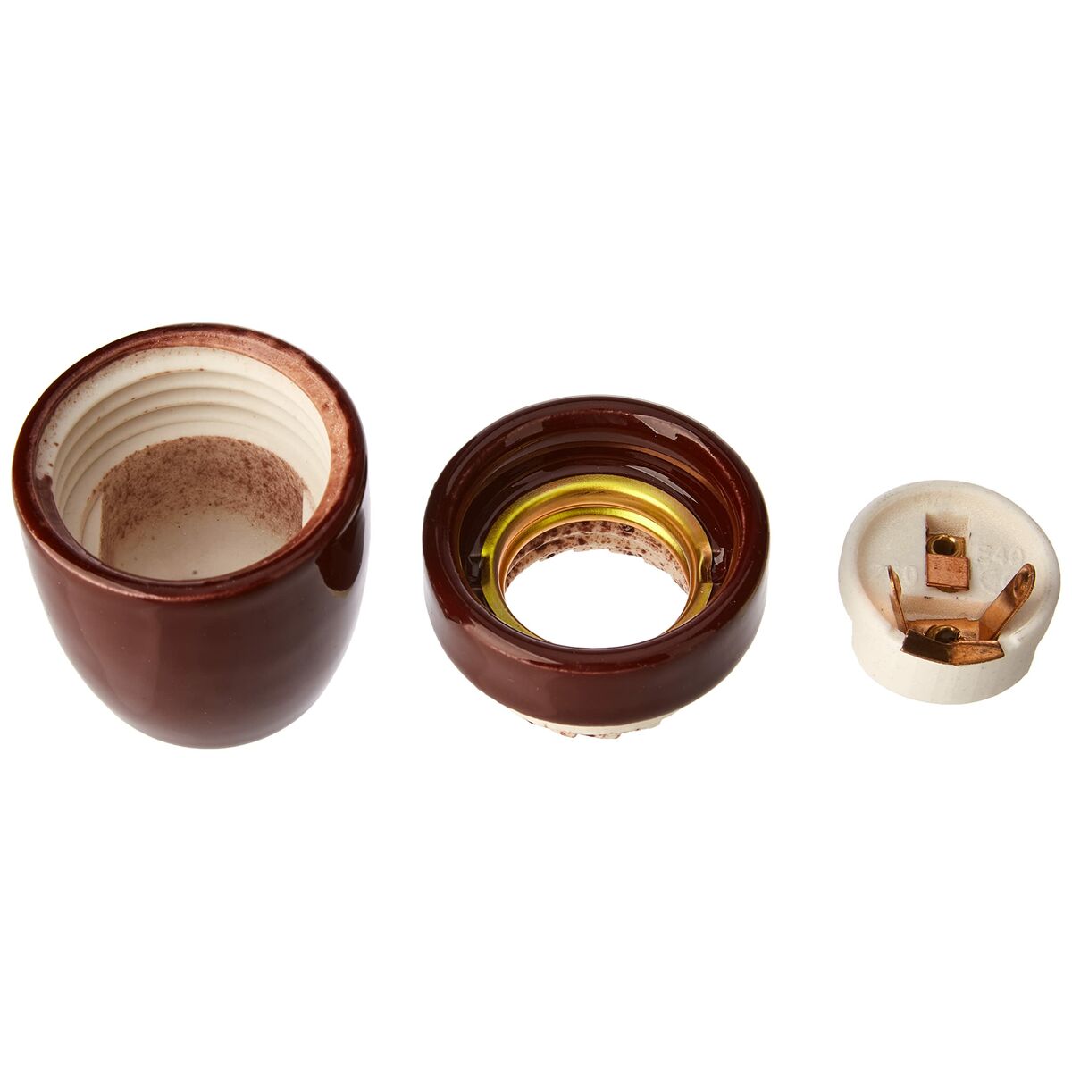 Lamp holder F-line Brown 100 W E27 Vintage