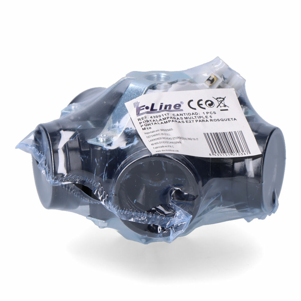 Lamp holder F-line Black E27