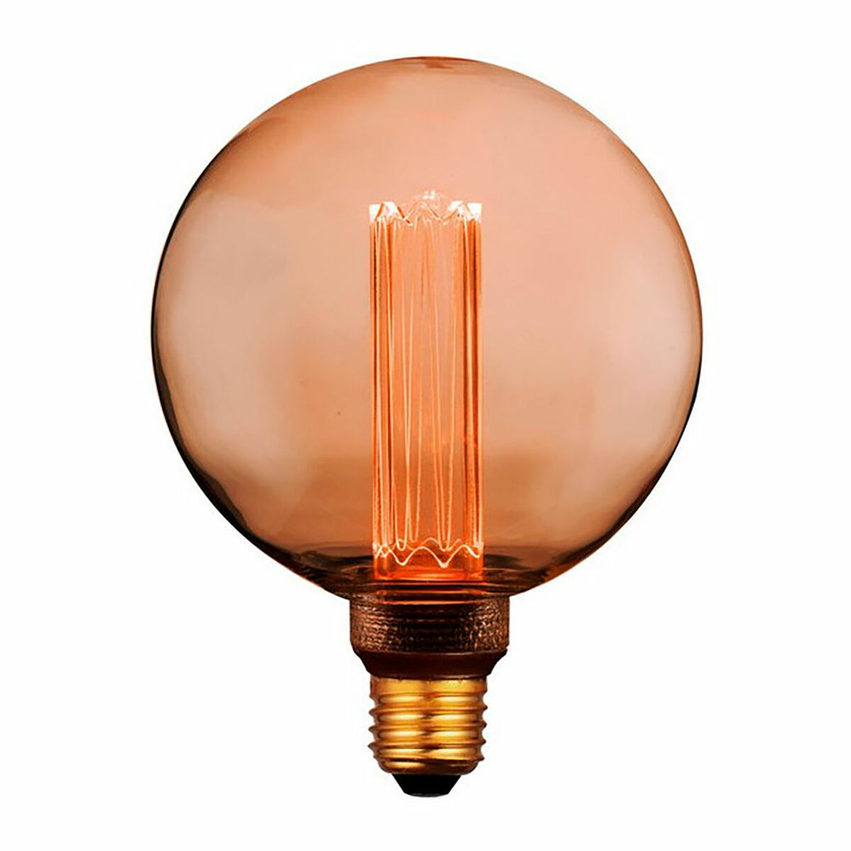 LED lamp Fbright g125 Amber A 4 W E27 200 Lm 12,5 x 16,5 cm Decorative (1800 K)