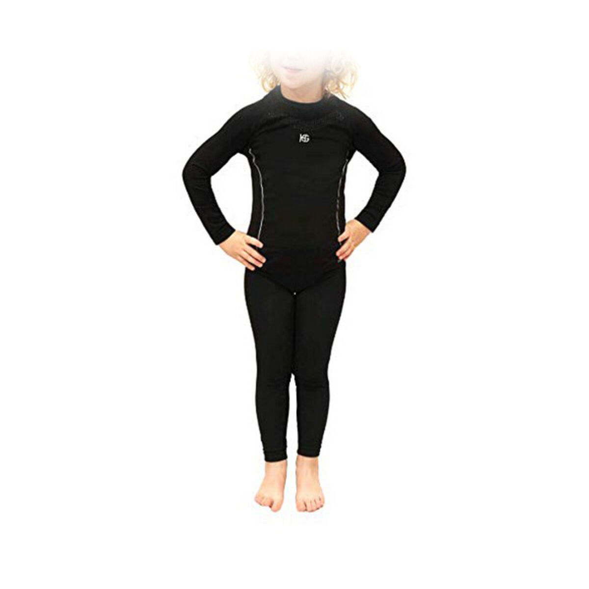 Children’s Thermal T-shirt Sport Hg Hg-8090 Black
