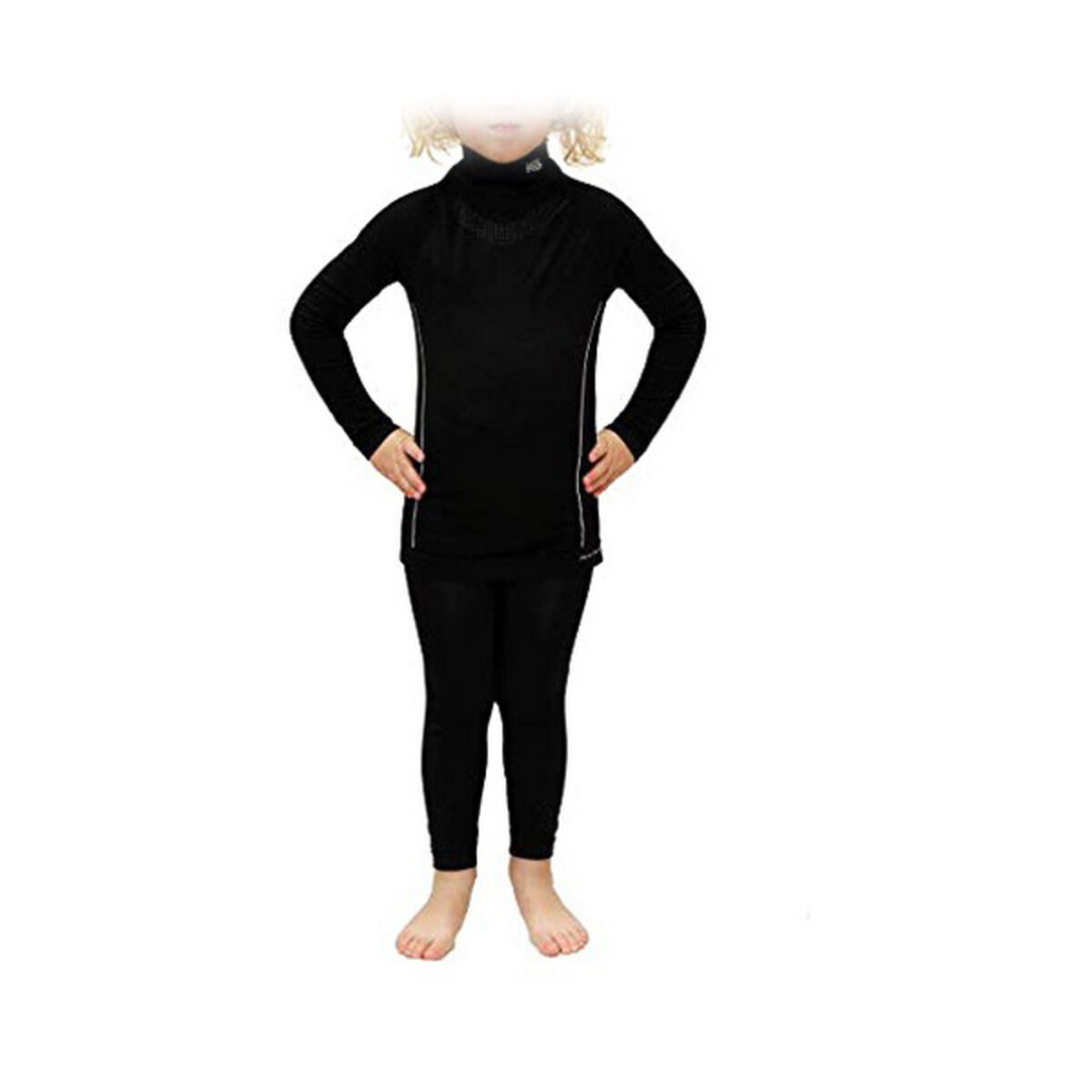 Children’s Thermal T-shirt Sport Hg Hg-8095 Black