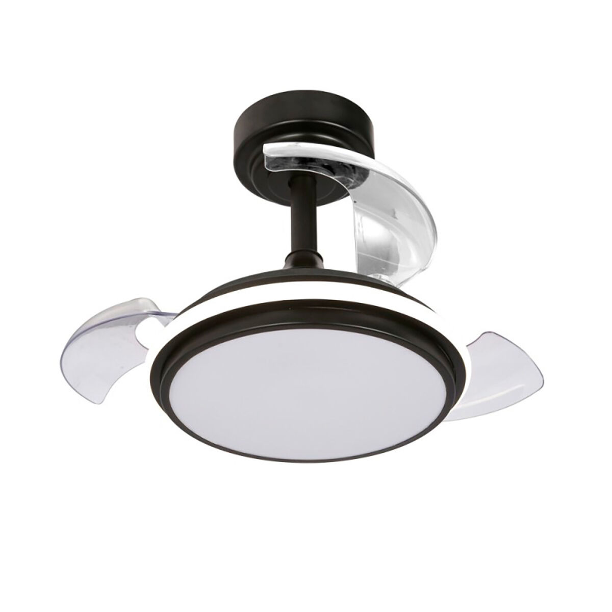 Ceiling Fan CristalRecord Black 35 W 1000 Lm (3000 K) (4000 K)