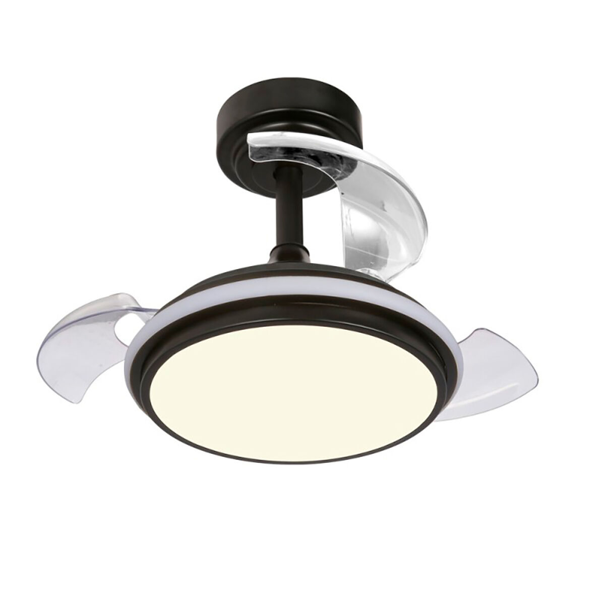 Ceiling Fan CristalRecord Black 35 W 1000 Lm (3000 K) (4000 K)