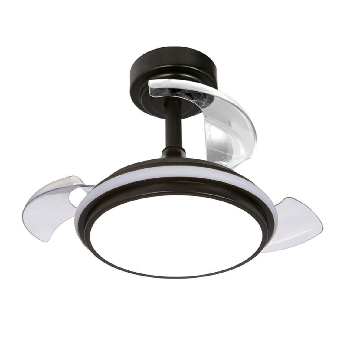 Ceiling Fan CristalRecord Black 35 W 1000 Lm (3000 K) (4000 K)